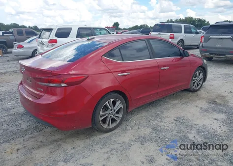 2017 Hyundai Elantra Limited z USA, uszkodzony, nr VIN KMHD84LF1HU263700